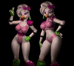 glamrock chica (fnaf) from five nights at freddy's