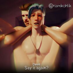 2boys chloe_price david_madsen gay life_is_strange male_only namkohik nipples