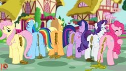 animal_genitalia animal_pussy anus applejack_(mlp) ass equid equine equine_anus equine_pussy feces female female/female feral filth fluttershy_(mlp) friendship_is_magic genitals group hasbro hi_res horse lineup mammal moon_pearl my_little_pony pinkie_pie_(mlp) pony presenting presenting_hindquarters pussy rainbow_dash_(mlp) rarity_(mlp) scat succubi_samus take_your_pick twilight_sparkle_(mlp)