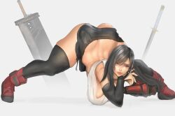 tifa lockhart from final fantasy by yoracrab