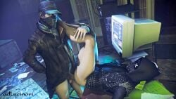 2boys 3d adlucinori aiden_pearce anal_sex animated dick gay legs_up male/male male_only masked masked_male no_sound sex short_playtime tagme video watch_dogs wrench_(watch_dogs) yaoi