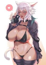 miqo'te from final fantasy by tinnies