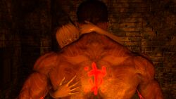 1girls 3d ayane_(doa) corruption davoth_(doom) dead_or_alive demon demon_eyes doom doom_eternal female hugging male/female sex sfm tattoo