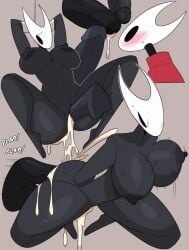 anthro areola ass bdsm big_breasts big_butt black_body blush bodily_fluids bondage bouncing_breasts breasts cum cum_drip cum_in_pussy cum_inside dripping ejaculation female genital_fluids group hi_res hollow_knight hornet_(hollow_knight) idolomantises male male/female mothmilfs nipples penetration sound_effects team_cherry trio vaginal_penetration video_games wide_hips