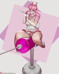 3d 3d_model animated ass bubble_butt busty female female_focus female_only gloves hourglass_figure human mp4 nintendo no_sound nurse nurse_cap nurse_joy nurse_uniform pinup pinup_pose pokemon rushzilla syringe tagme turntable_(animation) video wide_hips