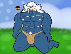 anthro male_only muscles nintendo pokemon solo_male tagme thong walrein