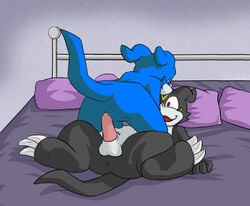 black_veemon digimon male_only tagme veemon