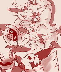 claws cofagrigus cradily fellatio female feral fur insertion interspecies male monochrome nude oral penis pokemon pokemon_(species) pokemon_bw pokemon_rse straight vulva zangoose