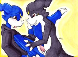 black_veemon digimon male_only tagme veemon