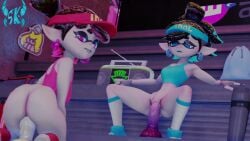 3d animated ass boombox bouncing_ass callie_(splatoon) dildo exposed_pussy female inkling marie_(splatoon) marie_(wo262) mp4 music nintendo sariken sex_toy sfm sound source_filmmaker splatoon splatoon_2 tagme tattoo video voice_acted wet_pussy workout_clothes