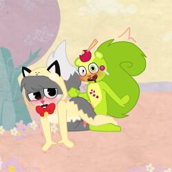 evil_nesmo furry happy_tree_friends nutty_(htf) original_character