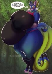 anthro big_breasts breasts ezukapizumu female huge_breasts hyper_belly tagme tagme_(character)