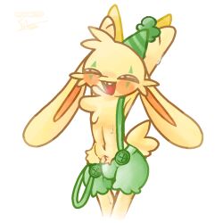 bunzo_bunny cute furry gay poppy_playtime yellow_fur