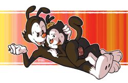 animaniacs anus ass brother_and_sister cigarette cum cum_in_pussy cum_inside dot_warner female incest male male/female nude onihidden open_mouth penis pussy sex sweat tongue vaginal_penetration vaginal_penetration vaginal_sex warner_brothers yakko_warner