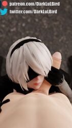 1boy 1girls 3d 9:16 android animated big_penis blender blindfold blowjob clothed clothed_female_nude_male darklulbird deepthroat erection fellatio female first_person_view kissing_balls large_penis male nier:_automata nier_(series) oral oral_penetration penis penis_on_face pov robot short_hair shorter_than_30_seconds sound straight tagme unseen_male_face vertical_video video white_hair yorha_2b