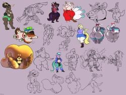 2021 anthro bulge canine cookie crossover digimon dragon eddy-boy ellie_(ice_age) fan_character femboy fishnets furry gloria_(happy_feet) guilmon happy_feet huge_breasts ice_age_(film) ice_age_(series) ice_age_the_meltdown jackalope kitsune lopunny mammal mega_lopunny nintendo original original_character pokemon pokemon_(species) pokemon_dppt pokemon_xy roxie_roux shaymin shrine_maiden squirrel unicorn water_gun wolf