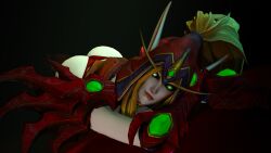 biting_lip blood_elf bombowykurczak solo solo_female thegworks valeera_sanguinar world_of_warcraft