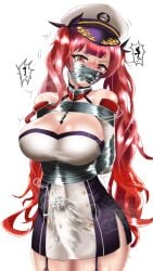 1futa angry azur_lane bangs blush bondage bottomless_skirt cleavage clothed clothing crying crying_with_eyes_open cum cum_in_clothes cum_inside cum_through_clothes cumdrip cumshot dickgirl duct_tape duo ejaculation erection erection_under_clothes erection_under_skirt fully_clothed futa_only futanari futasub gag hands-free handsfree_ejaculation helpless honolulu_(azur_lane) human intersex ka_gu_ya_3 light-skinned_futanari light_skin long_hair looking_at_viewer penis penis_bulge penis_under_clothes penis_under_skirt precum_through_clothing red_hair skirt solo standing sweat tape tenting twintails wide_hips