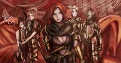 5girls big_breasts elden_ring female female_only fromsoftware millicent's_sisters millicent_(elden_ring) siblings sisters