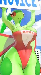 1girls anthro anthro_only anthrofied armpits bare_shoulders big_breasts breasts dragon_girl eyelashes female female_only flygon game_freak hips hourglass_figure huge_breasts humanoid large_breasts leotard nintendo ozoneserpent pokemon pokemon_(species) revealing_clothes solo solo_female tail thick thick_thighs thighs wide_hips wings