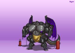 abs balls biceps bodybuilder dragon_penis furry hyper hyper_balls hyper_genitalia hyper_muscles hyper_penis hyper_testicles male male_focus male_only muscle_growth muscles muscular muscular_arms muscular_ass muscular_back muscular_legs muscular_male muscular_thighs nipples pecs penis regnar solo testicles veins veiny_penis