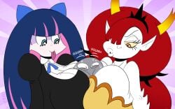 alternate_version_available disney disney_channel disney_xd drawsputin goth hekapoo massive_breasts panty_&_stocking_with_garterbelt star_vs_the_forces_of_evil stocking_anarchy tagme