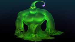 balls dick gay green_body league_of_legends looking_at_viewer male_only muscular muscular_male nude pecs riot_games thorekgs zac