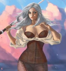 ciri from the witcher (series) by tattiart