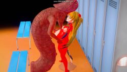 1girls 3d ahe_gao all_the_way_through anal_penetration animated asuka_langley_sohryu bad_animation big_belly blue_eyes bouncing_breasts clothing creepy cringe crying female hand_holding inflation medium_breasts monster monster_rape mp4 neon_genesis_evangelion nightmare_fuel pregnant pregnant_female rape shortstack sound tsundere ugly vaginal vaginal_penetration video