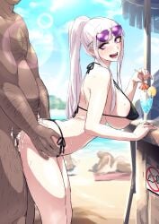 3boys 3girls age_difference akizora alternate_breast_size beach beach_sex big_breasts bikini black_bikini breasts clothe_female_nude_male cum cum_inside cum_on_ass danganronpa danganronpa:_trigger_happy_havoc danganronpa_1 danganronpa_s:_ultimate_summer_camp dark-skinned_male dark_skin doggy_style drink drinking_glass fat_man fffmmm_sixsome kirigiri_kyouko large_breasts lemmon light-skinned_female light_skin no_condom older_male older_man_and_teenage_girl older_penetrating_younger ponytail public public_sex purple_eyes purple_hair rape sex sixsome skimpy_bikini slice_of_lime smooth_skin straight teenage_girl teenager unseen_male_face vaginal vaginal_sex younger_female