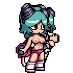 animated bag breasts edit gif goggles goggles_on_head nipples paul_robertson pixel_animation pixel_art purse ramona_flowers scott_pilgrim sprite subspace_suitcase tagme topless topless_female transparent_background