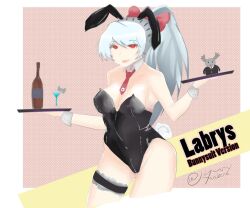 bunny_ears bunnysuit humanized labrys persona persona_4 persona_4_arena red_eyes scary-yandere