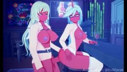 1futa 1girls 3d anal animated ass ass_slap athletic_female athletic_futanari background_music bar bar_stool blue_hair breasts breasts_out demon demon_girl dress_shirt evilzorak exposed_breasts female from_behind futa_on_female futanari glasses green_hair happy happy_sex horns incest kneesocks_daemon koikatsu large_ass large_penis miscsfmporn moaning moaning_in_pleasure mostly_nude night night_time nude nude_female nude_futanari open_clothes open_shirt panty_&_stocking_with_garterbelt red_skin scanty_daemon sex siblings sisters smile sound stomach_bulge video voice_acted white_shirt wine wine_glass