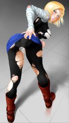 android 18 from dragon ball by shinofu