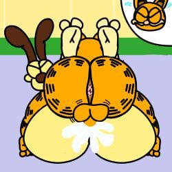 2boys cum cum_in_ass cum_inside exposed_anus feline fucking furry_only garfield_(series) garfield_the_cat gay gay_sex male male_only nickelodeon odie pleased pleased_expression redsheep yaoi yellow_body yellow_fur