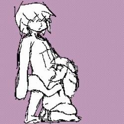 animated belly bodily_fluids cum cum_in_mouth cum_inside deep_throat digital_media_(artwork) drinking drinking_cum duo female genital_fluids genitals goblin holding_head human inflation inflation low_res male male/female male_human mammal oral oral_penetration penetration penis pixel_(artwork) pixel_animation saliva saliva_on_penis saliva_string short_stack slightly_chubby thick_thighs thumbnail