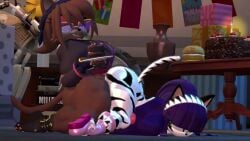 3d animated futa_on_futa futa_only futanari megaswitchsfm original_character rita_the_puma_(megaswitchsfm) sidewaveformat sonic_(series) tagme video