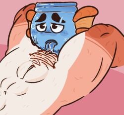 abs alternate_version_at_source alternate_version_available cunnilingus cuntboy dandy's_world eating_pussy finn_(dandy's_world) gay intersex male male/male male_only muscular muscular_male nonplayerchar oral shrimpo_(dandy's_world) yaoi