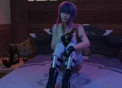 1girls 3d female ghost_in_the_shell kusanagi_motoko solo