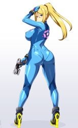 lindaroze metroid nipples pussy samus_aran tagme zero_suit zero_suit_samus