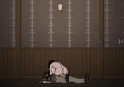 ambiguous_penetration animated big_breasts breasts cowgirl_position cum cum_inside cum_on_breasts dominant domination faceless_female from_behind ghost ghost_girl legless light-skinned_female paizuri rape stand_and_carry_position standing tagme video