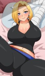 android 18 from dragon ball by erebeta