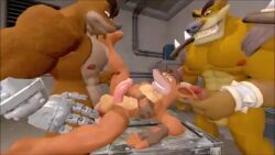 3boys 3d 3d_(artwork) 3d_animation abs anal anal_penetration anal_sex animated anthro anthro_on_anthro anthro_penetrated anthro_penetrating anthro_penetrating_anthro anthrofied balls ballsack bara bottomless bottomless_male completely_nude completely_nude_male crash_(series) crash_bandicoot crash_bandicoot_(series) crunch_bandicoot erect_nipples erect_penis erection furry furry_only gangbang gay gay_sex group group_sex inferno-charz long_video longer_than_30_seconds looking_at_partner looking_pleasured loop male male/male male_focus male_only male_penetrated male_penetrating male_penetrating_male masturbating masturbation mp4 muscular muscular_anthro muscular_male naked nipples no_humans nude nude_male pecs pectorals penetration penis penis_out sfm sound source_filmmaker threesome tiny_tiger veiny veiny_penis video yaoi