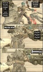 comic female female_cog_soldier gear gears_of_war guro