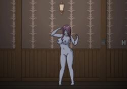 1boy 1girls ambiguous_penetration animated cap captured cowgirl_position dominant domination floating flying_sex ghost ghost_girl lags light_skin purple_body rape red_hair rough_sex sex tagme video