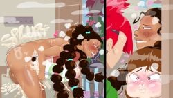 african_futanari cum_in_ass cum_in_pussy femboy foster's_home_for_imaginary_friends futa_on_male futadom futanari googoogaagaa interracial_sex mac_(fhfif) onomatopoeia poppy-whomper sweat tagme