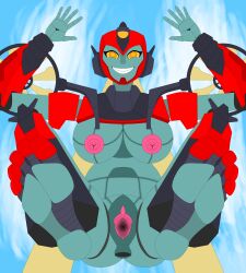 barefoot big_breasts breasts dedmind200 feet female foot_fetish machine machine_girl pussy robot robot_girl soles transformers transformers_earthspark twitch_(transformers)