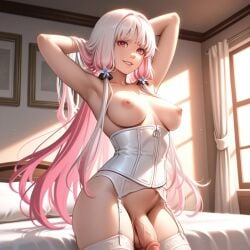 ai_generated blindparty blindparty_oc_lily civitai futa_focus futanari intersex more_at_source multicolored_hair original_character penis pink_hair tagme white_hair