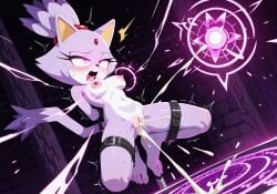 ahe_gao ai_generated blaze_the_cat bondage bound breast_growth_(enlargement) feet forced_orgasm forced_transformation glowing_eyes hands_behind_back hypnosis legs_apart magic magic_circle magic_transformation magical_stimulation moaning multiple_orgasms orgasm_from_transformation pink_eyes pussy pussy_ejaculation sonic_(series) sonic_the_hedgehog_(series) suspended