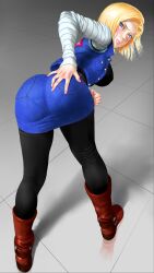 android 18 from dragon ball by shinofu